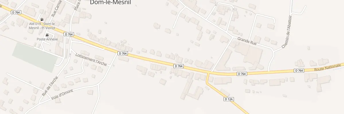Plan du 30B Rte Nationale à Dom-le-Mesnil