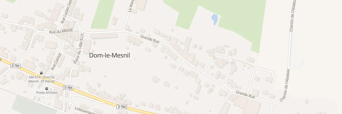 Plan du 276 Grande Rue à Dom-le-Mesnil