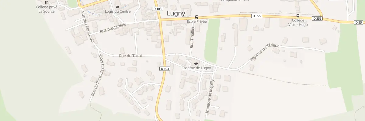 Plan du 41 Imp du Tarillot à Lugny