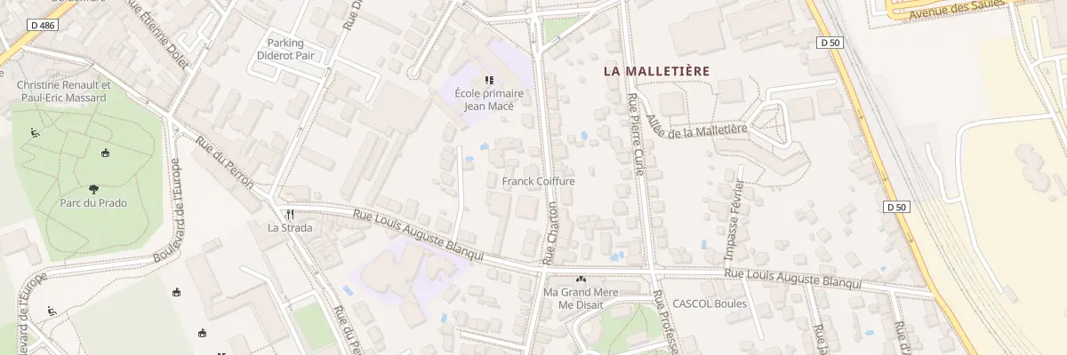 Plan du 70 Rue Charton à Oullins-Pierre-Bénite