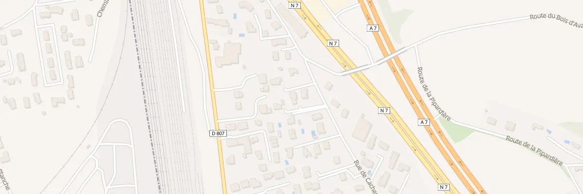 Plan du 5002 Rue de Cachepiou à Chanas