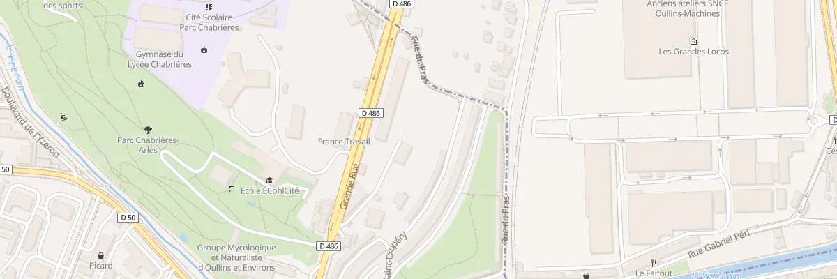 Plan du 11 Grande Rue à Oullins-Pierre-Bénite