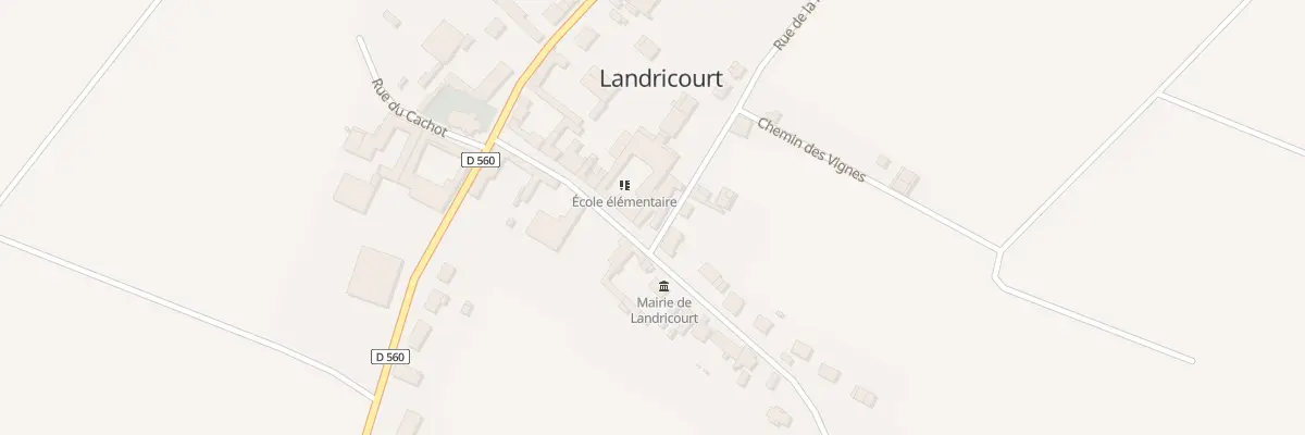 Plan du 11 Rue Chantourelle à Landricourt