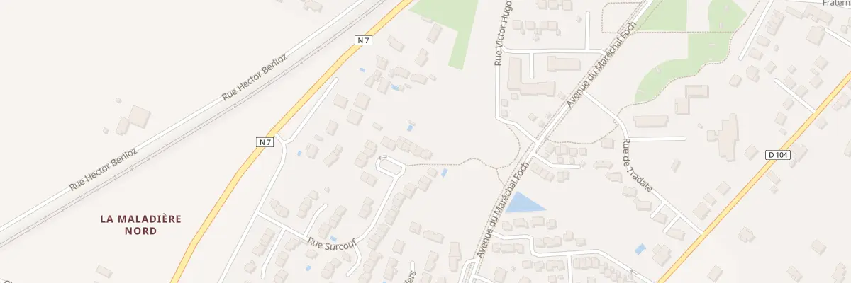 Plan du 32 Rue surcouf à Loriol-sur-Drôme