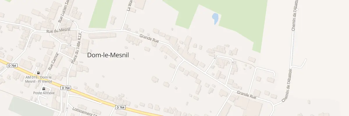 Plan du 282 Grande Rue à Dom-le-Mesnil