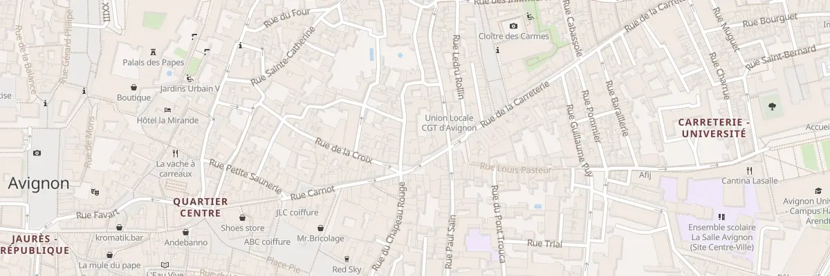 Plan du 8 Rue de l’Oriflamme à Avignon