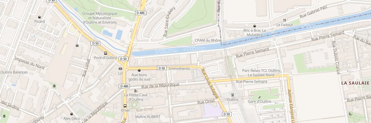 Plan du 25 Rue Pierre Sémard à Oullins-Pierre-Bénite