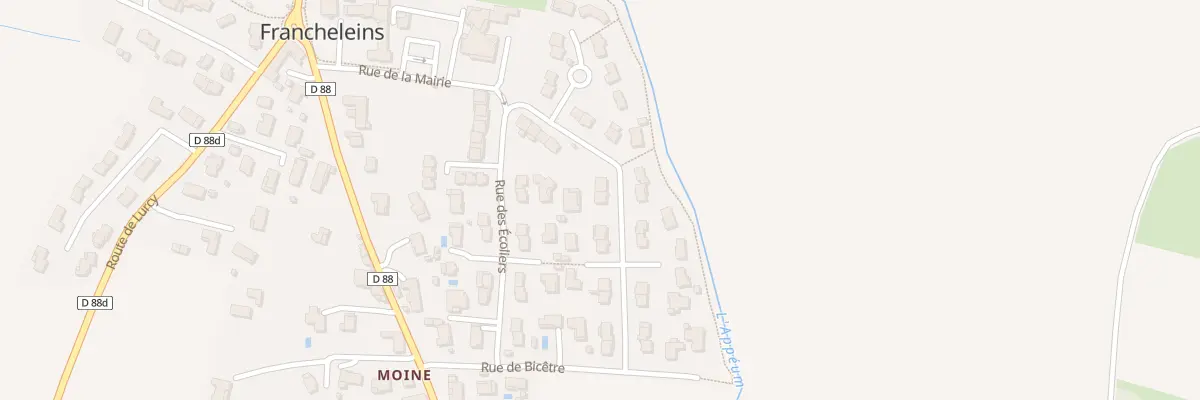 Plan du 82 Rue de l’Amitie à Francheleins