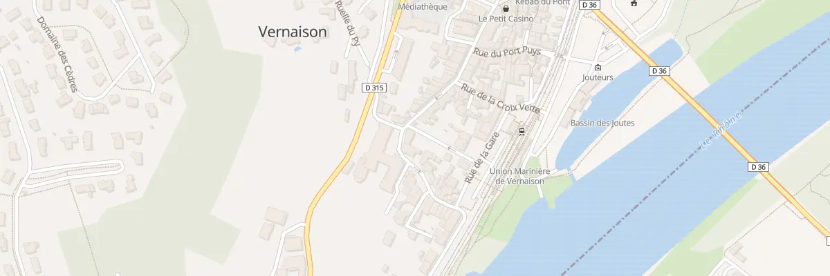 Plan du 9 Pl du Bourg à Vernaison