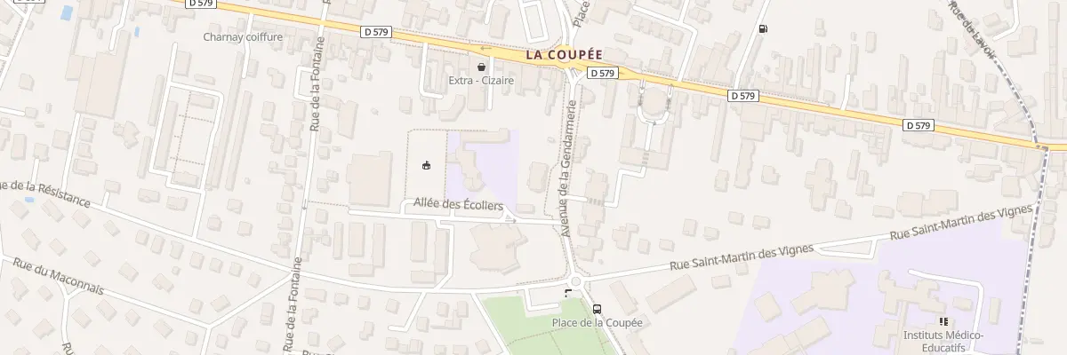 Plan du 13 Av de la Gendarmerie à Charnay-lès-Mâcon
