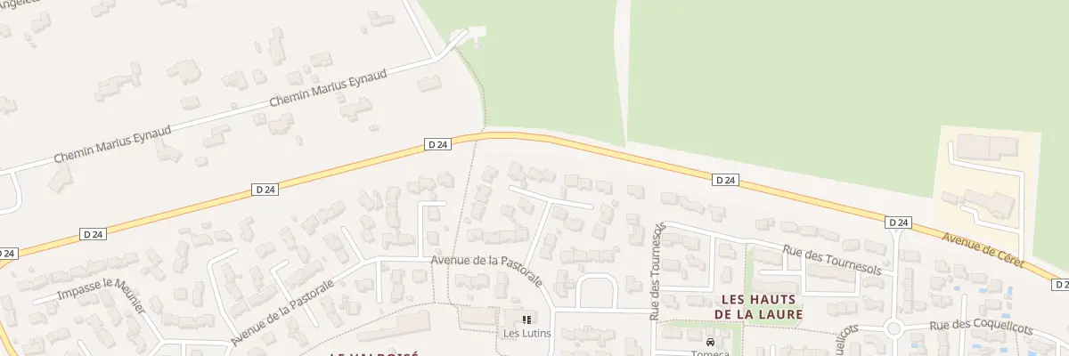 Plan du 13 Imp le Chasseur à Saint-Martin-de-Crau
