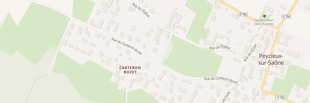 Plan du 366 Rue du Carteron Bozet à Peyzieux-sur-Saône