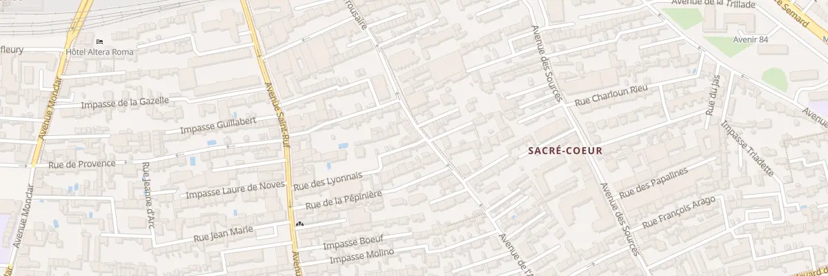 Plan du 24 Av de l’Arrousaire à Avignon