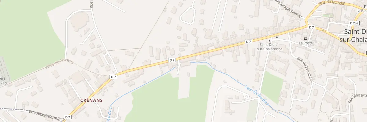 Plan du 394 Rue de Crénans à Saint-Didier-sur-Chalaronne
