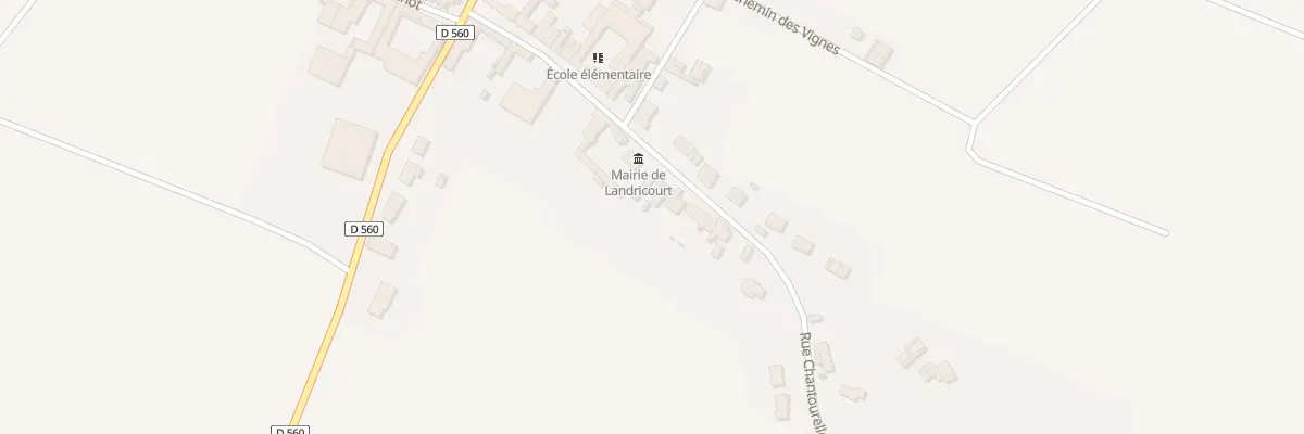 Plan du 16 Rue Chantourelle à Landricourt