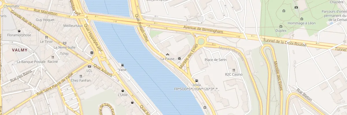 Plan du 20 Quai Joseph Gillet à Lyon 4e Arrondissement
