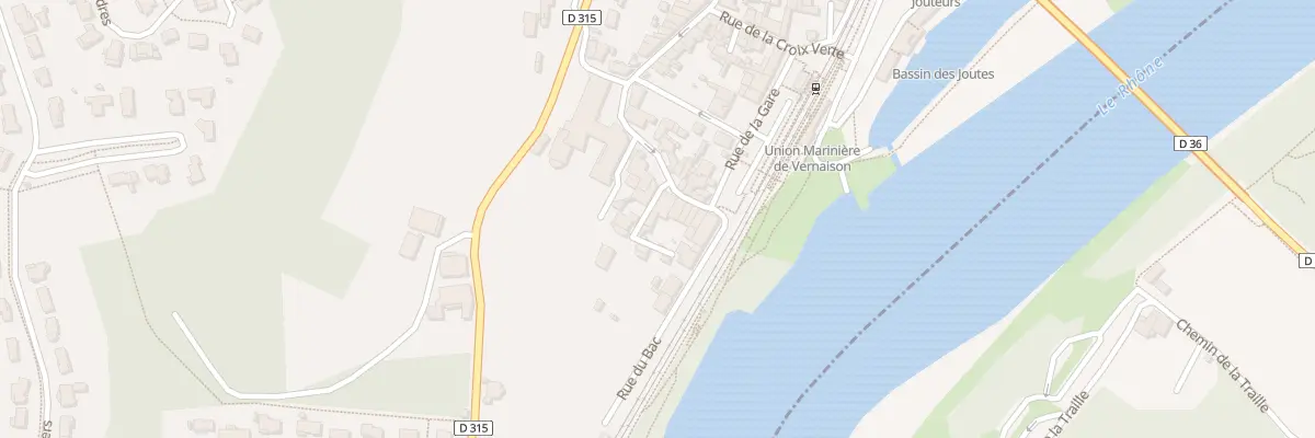 Plan du 72 Rue Port Rave à Vernaison
