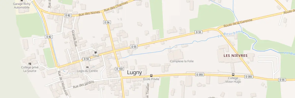 Plan du 110 Rue du Pont à Lugny