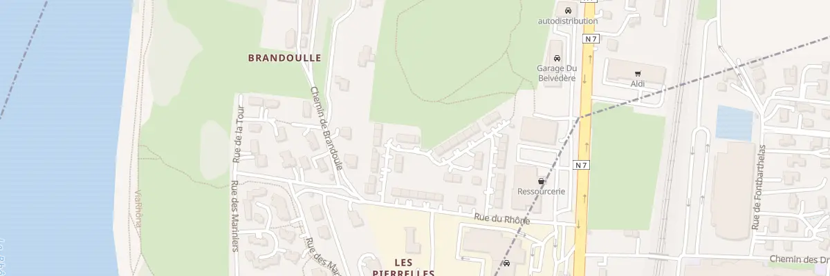 Plan du 210 Rue des Chênes à Laveyron