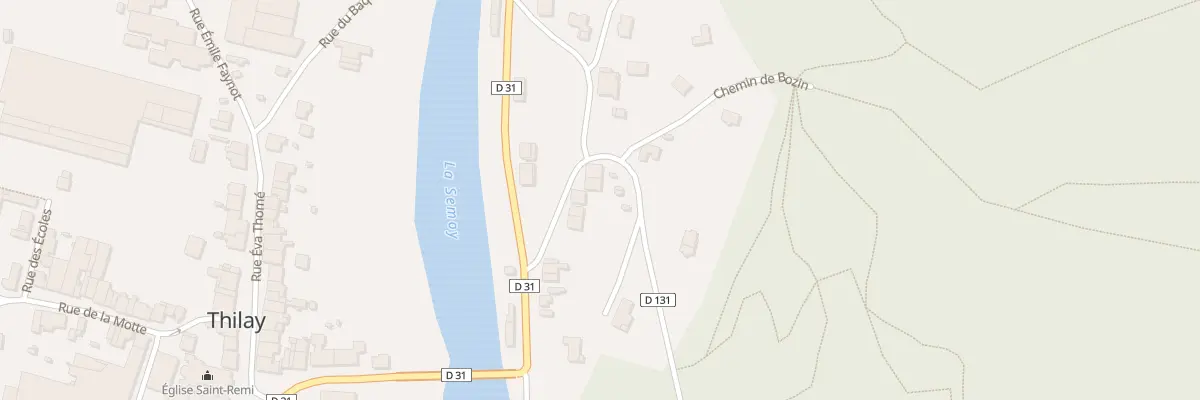 Plan du 8 Rue de Nouzonville à Thilay