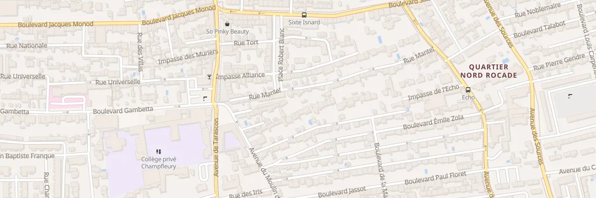 Plan du 10 Rue Mantel à Avignon