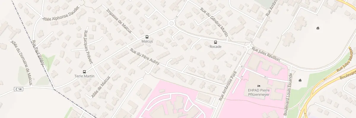 Plan du 20 Rue du Père Aubry à Mâcon