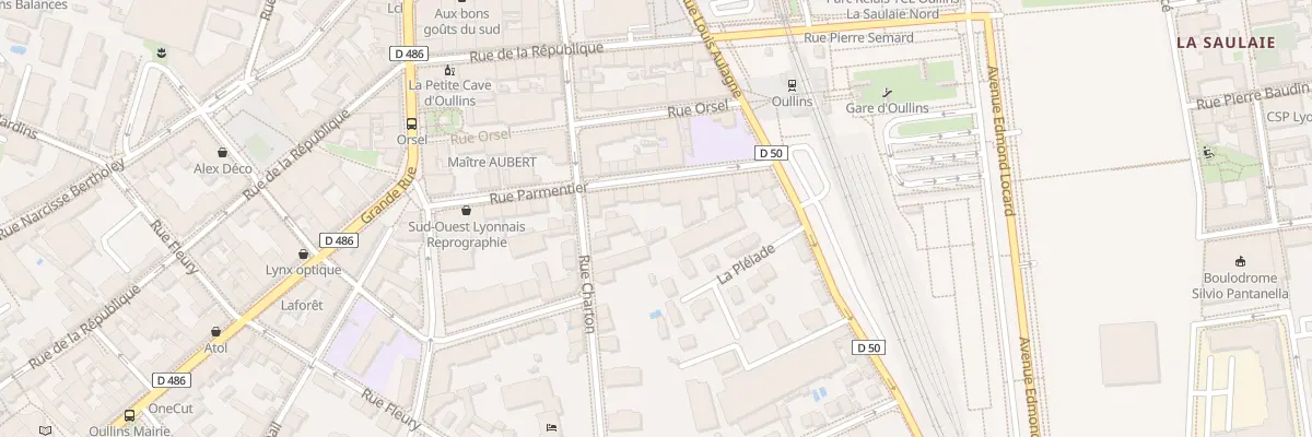 Plan du 24 Rue Parmentier à Oullins-Pierre-Bénite