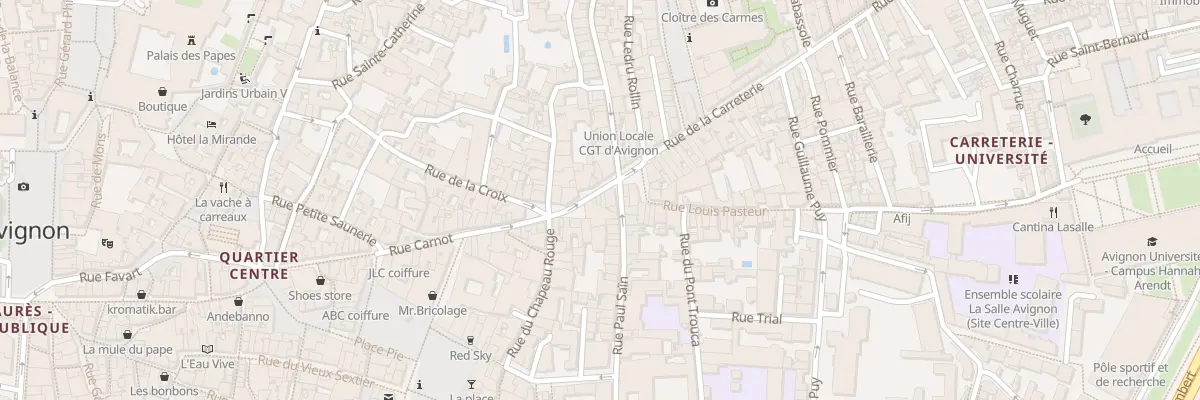Plan du 18A Rue Portail Matheron à Avignon
