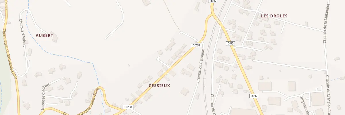 Plan du 14 Rte du Grand Pont à Saint-Jean-de-Muzols
