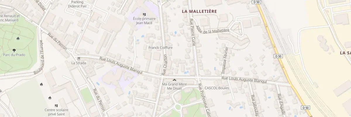 Plan du 85 Rue Charton à Oullins-Pierre-Bénite