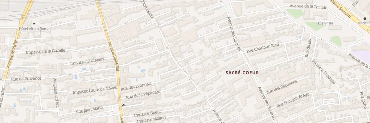Plan du 2 Imp des Jumeaux à Avignon