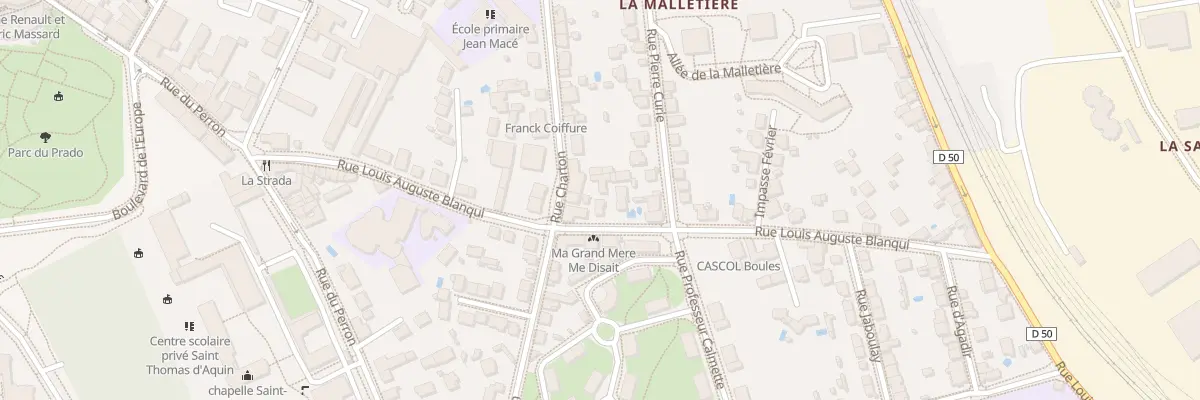 Plan du 25 Rue Louis-Auguste Blanqui à Oullins-Pierre-Bénite