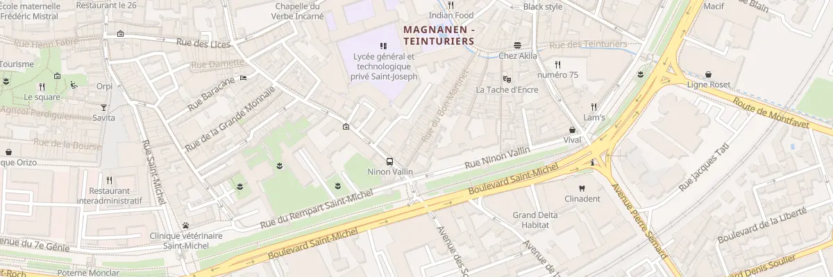 Plan du 44 Rue Bon Martinet à Avignon