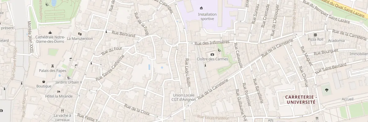 Plan du 7 Rue Ledru Rollin à Avignon