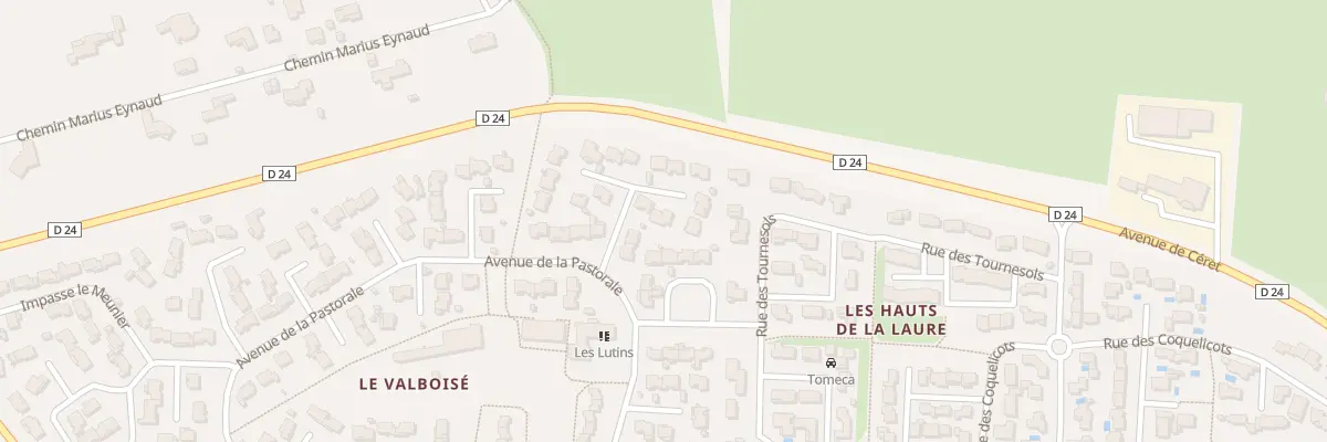 Plan du 6 Imp le Chasseur à Saint-Martin-de-Crau