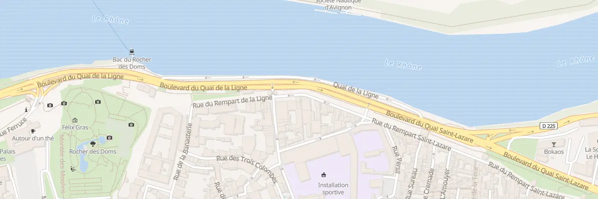 Plan du 6 Rue du Rempart Saint-Lazare à Avignon