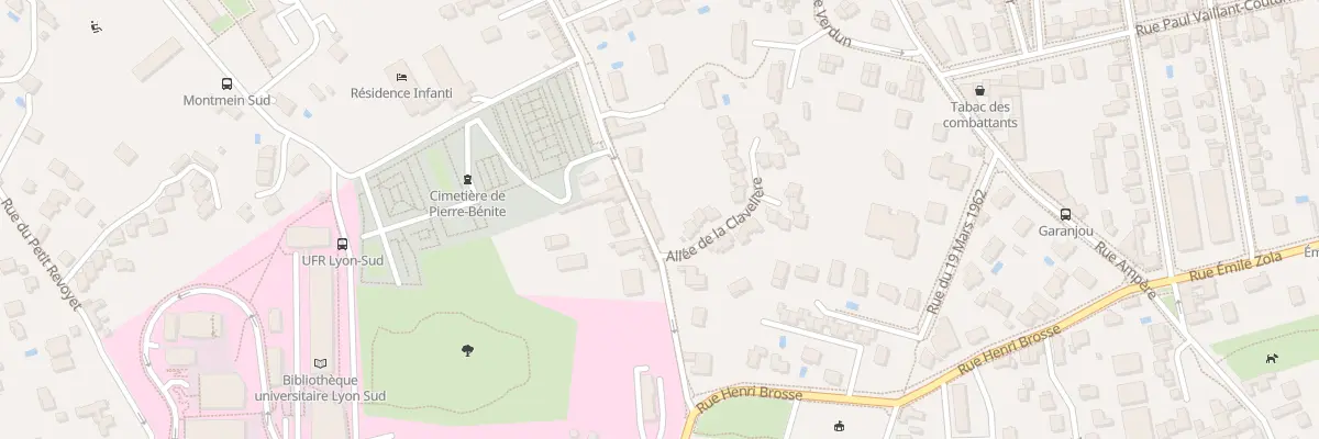 Plan du 15 Che du Grd Perron à Oullins-Pierre-Bénite