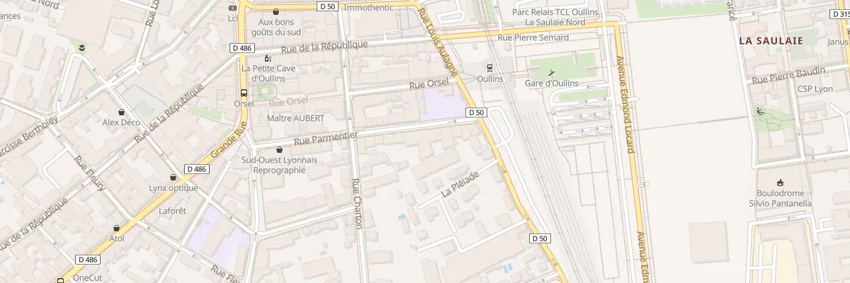 Plan du 26 Rue Parmentier à Oullins-Pierre-Bénite
