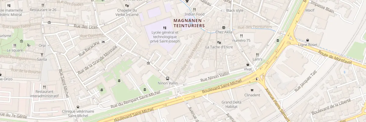 Plan du 32 Rue Bon Martinet à Avignon