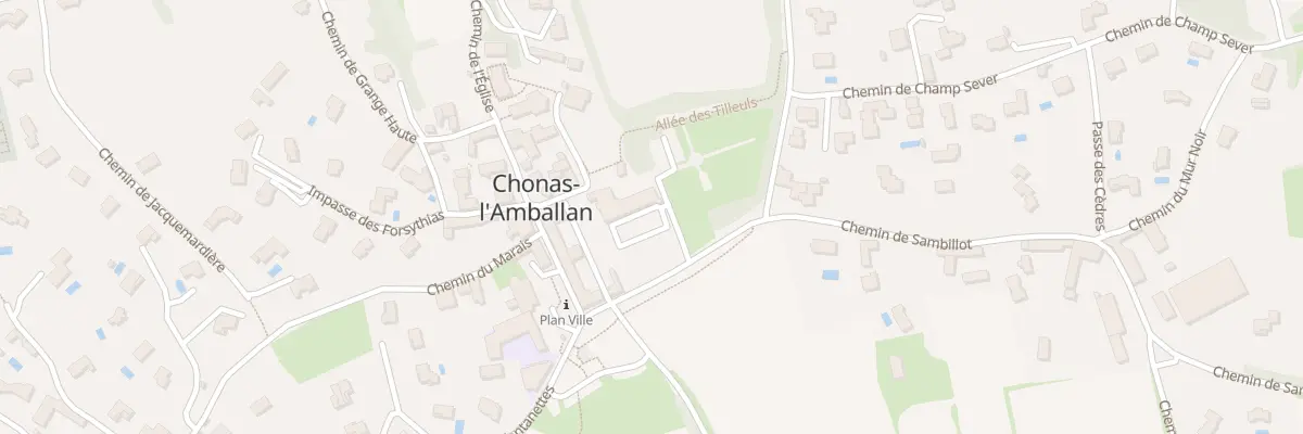 Plan du 7 Che de Champ-Sever à Chonas-l’Amballan