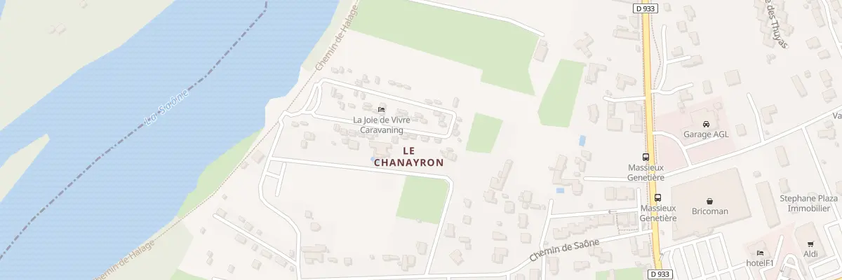 Plan du 646L Che de Saône à Massieux