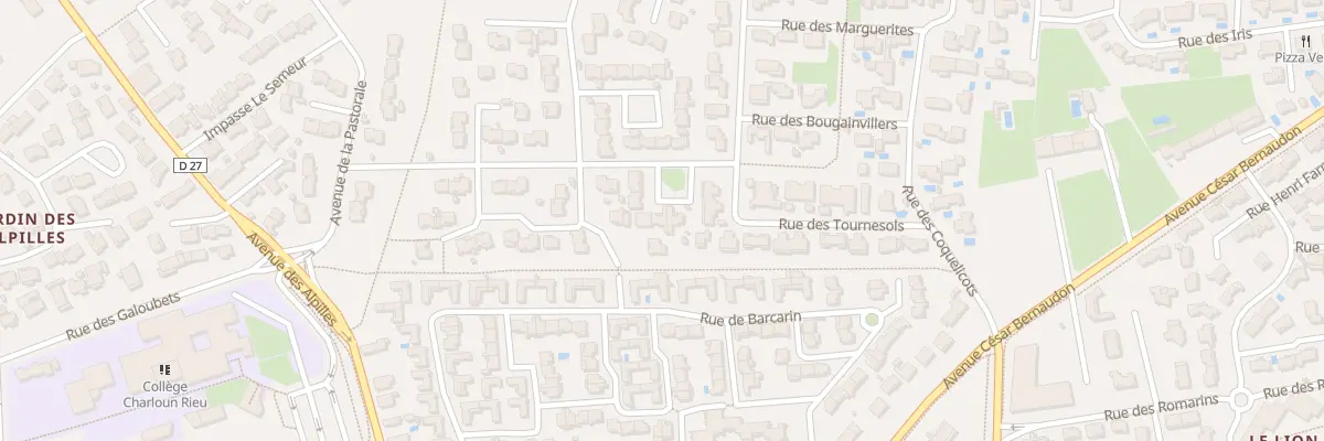 Plan du 8 Imp le Bûcheron à Saint-Martin-de-Crau