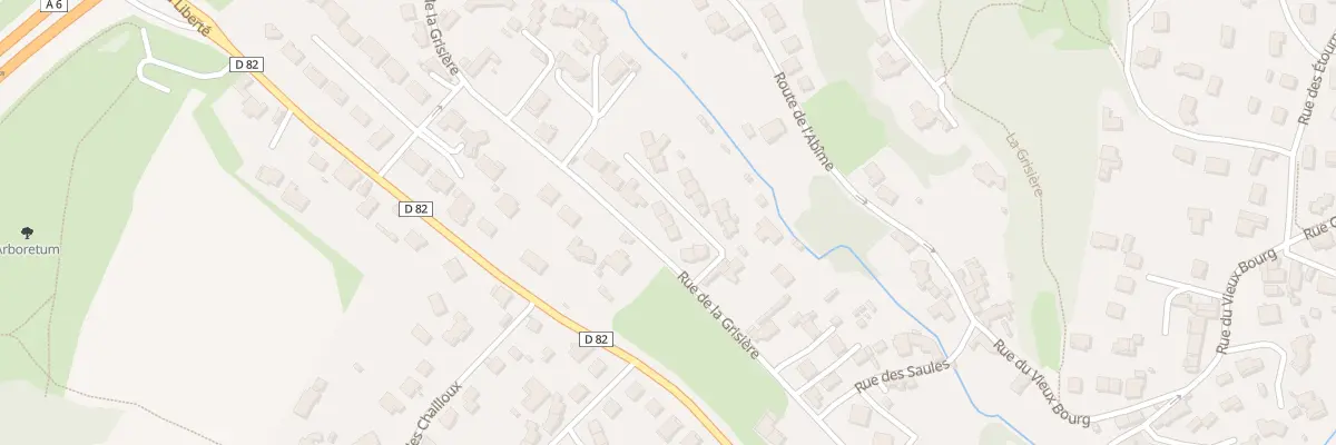 Plan du 42 Rue de la Grisière à Mâcon