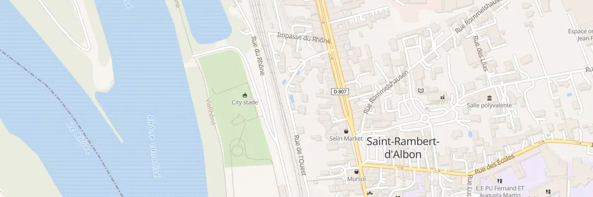 Plan du 34 Av Dr Lucien Steinberg à Saint-Rambert-d’Albon