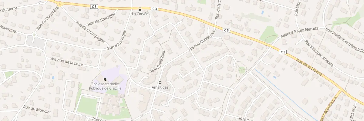 Plan du 9 Av Condorcet à Châtenoy-le-Royal