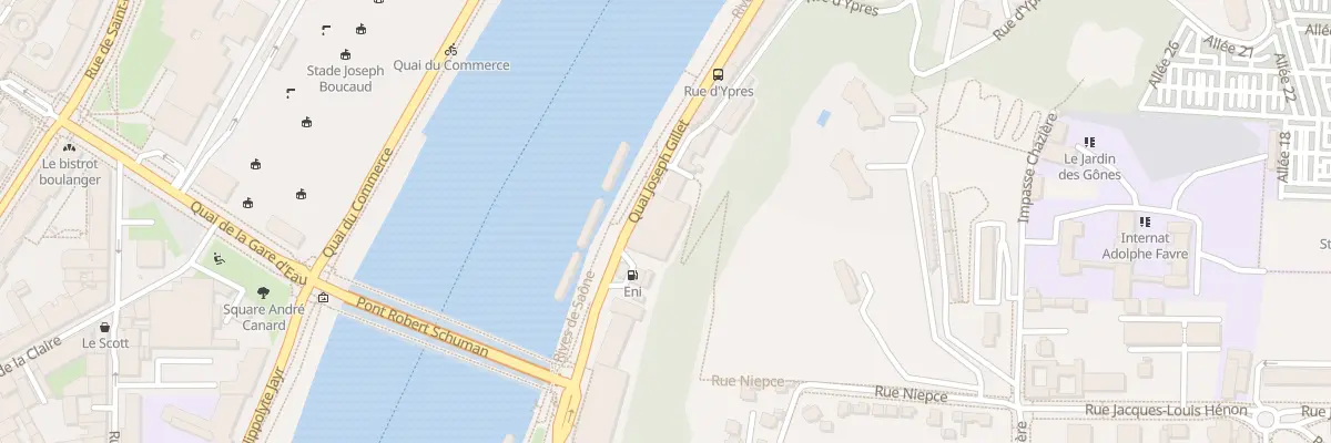 Plan du 56 Quai Joseph Gillet à Lyon 4e Arrondissement