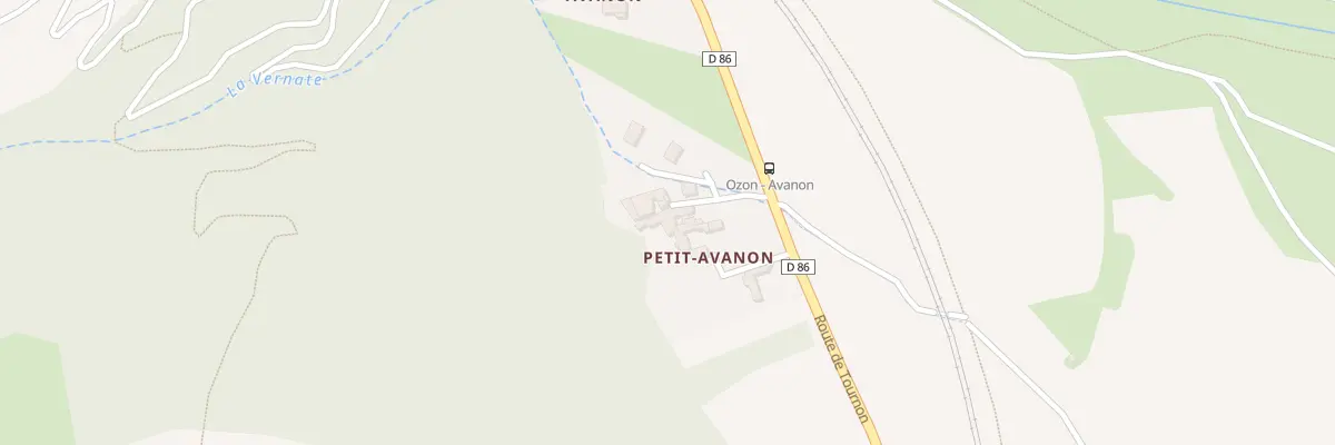 Plan du 75 Che Petit Avanon à Ozon