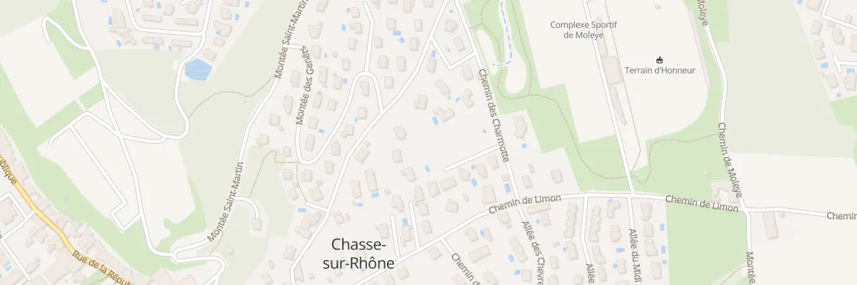 Plan du 8 All des Mesanges à Chasse-sur-Rhône