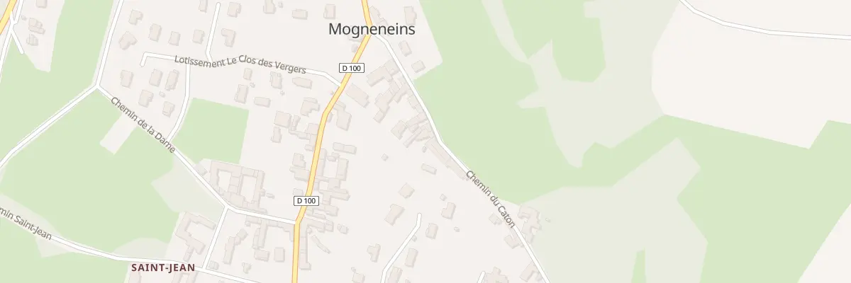 Plan du 5355 Au Caton à Mogneneins