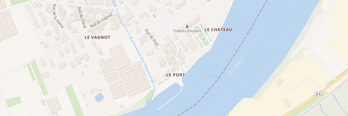 Plan du 11 Ptr Petite Rue du Port à Ampuis
